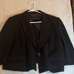 BCBGMaxAzria Classic Black Ponte Blazer